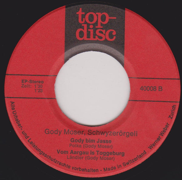 Jodelduett Lehmann-Hefti, E. Kuratli, Gody Moser - S' Guggerzytli 13614 Vinyl Singles EP Vinyl Goed / Hoes Goed