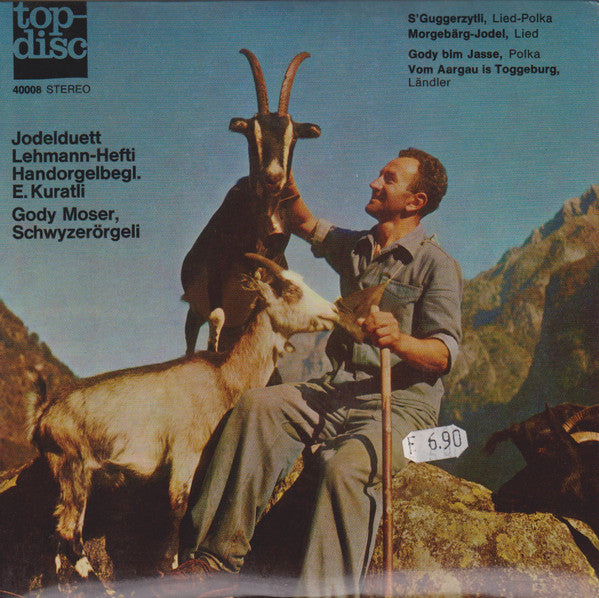 Jodelduett Lehmann-Hefti, E. Kuratli, Gody Moser - S' Guggerzytli 13614 Vinyl Singles EP Vinyl Goed / Hoes Goed