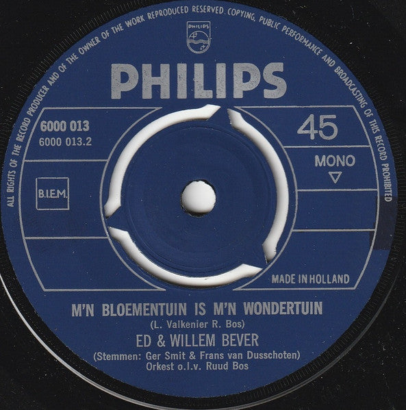 Ed en Willem Bever - Hup daar is Willem 33287 Vinyl Singles Vinyl Goed / Hoes Goed