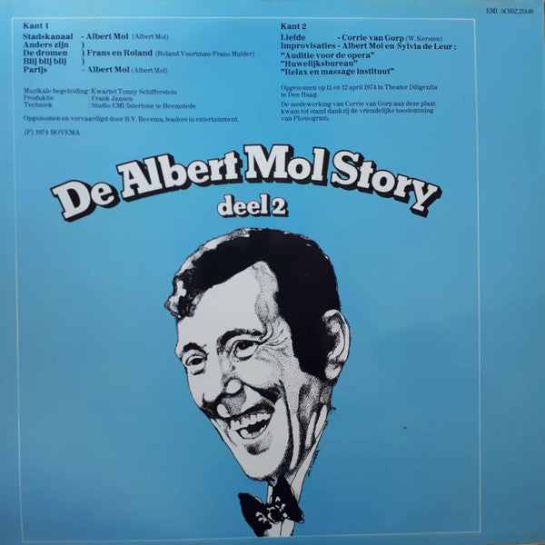 Albert Mol - De Albert Mol Story Deel * (LP) Vinyl LP Vinyl Zeer Goed / Hoesje Goed "VINYLSINGLES.NL"