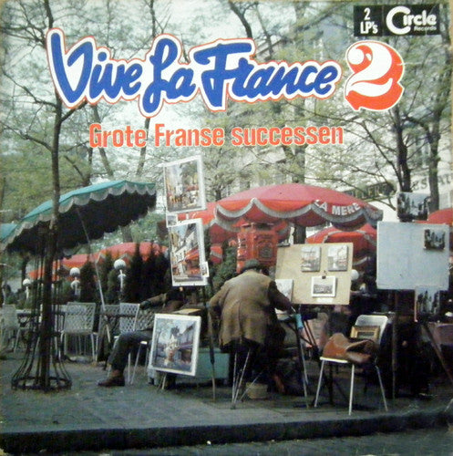 Various - Vive La France 2 - Grote Franse Successen 50457 Vinyl LP Dubbel Vinyl Goed / Hoes Goed