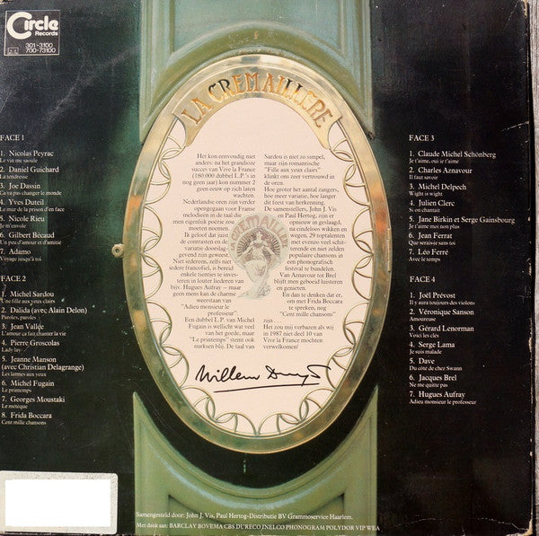 Various - Vive La France 2 - Grote Franse Successen 50457 Vinyl LP Dubbel Vinyl Goed / Hoes Goed