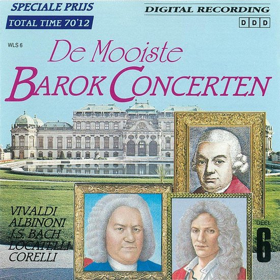 Zagrebački Solisti, Tomaso Albinoni - Mooiste Barok Concerten (CD) Compact Disc Vinyl Goed / Hoes Goed