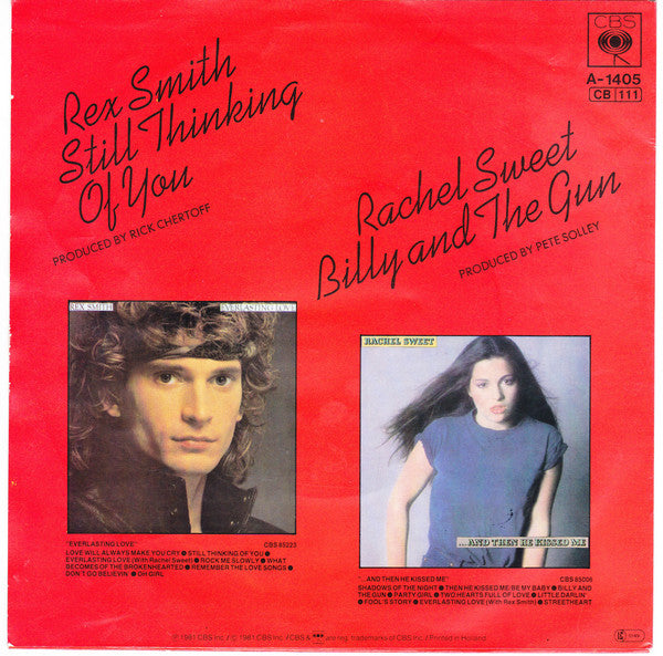 Rex Smith And Rachel Sweet - Everlasting Love 38436 Vinyl Singles Vinyl Goed / Hoes Goed