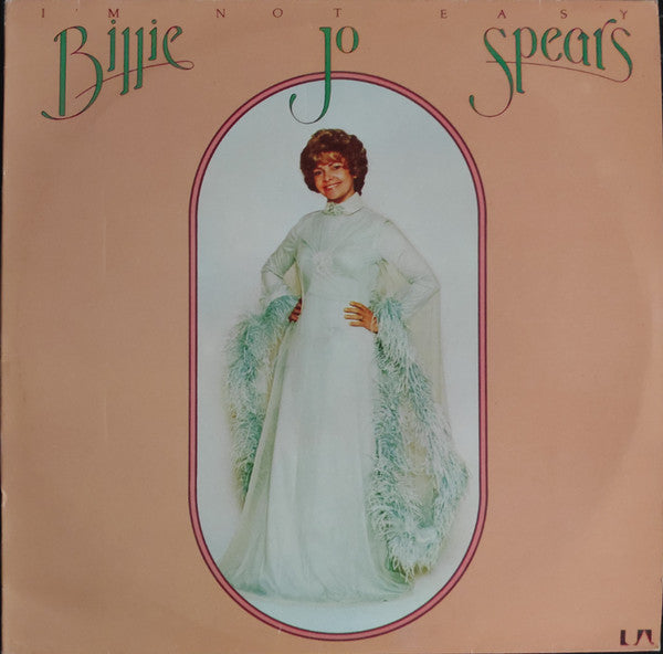 Billie Jo Spears - I'm Not Easy (LP) Vinyl LP Vinyl Zeer Goed / Hoesje Goed "VINYLSINGLES.NL"