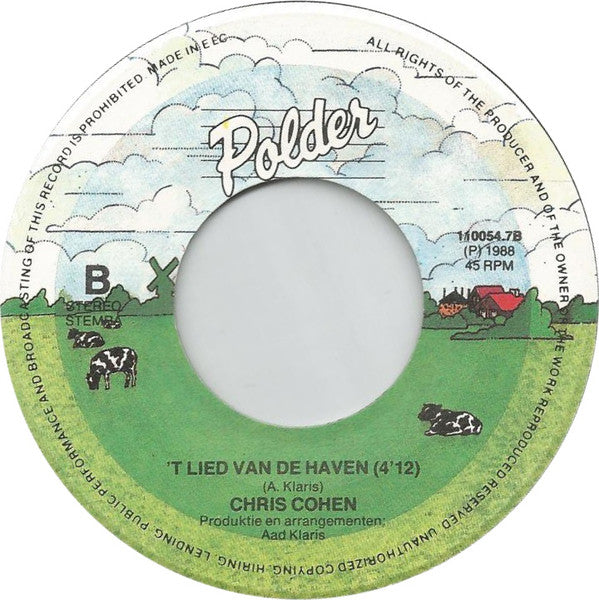 Chris Cohen - In Die Mooie Zomernacht 12550 Vinyl Singles Vinyl Goed / Hoes Goed