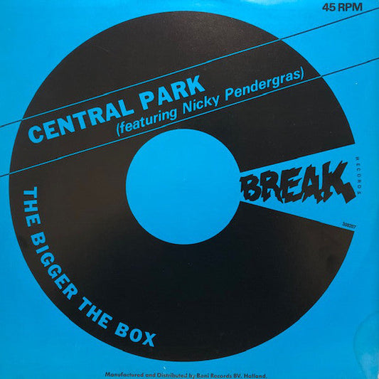 Central Park Featuring Nicky Pendergrass - The Bigger The Box 10011 Vinyl Singles Vinyl Goed / Hoes Goed