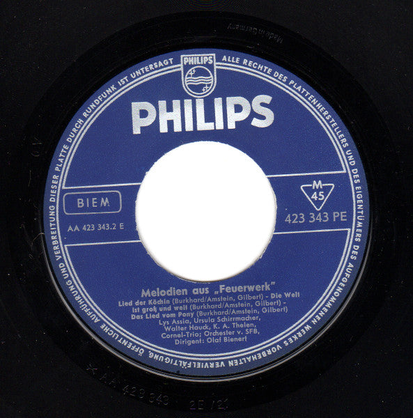 Various - Feuerwerk 28400 Vinyl Singles EP Vinyl Goed / Hoes Goed