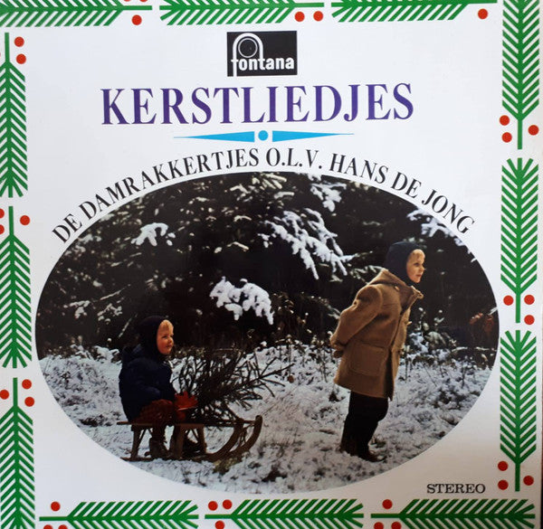 Damrakkertjes - Kerstliedjes (LP) 44214 Vinyl LP Vinyl Goed / Hoes Goed