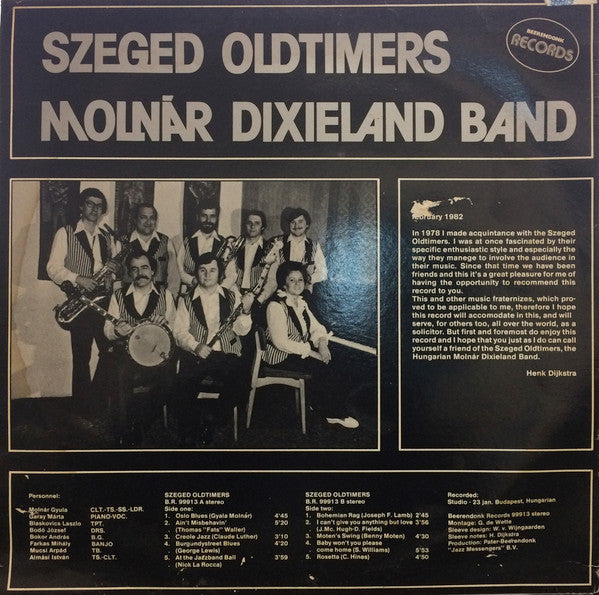 Szeged Oldtimers, Molnár Dixieland Band - Szeged Oldtimers (LP) 46754 Vinyl LP Vinyl Goed / Hoes Goed