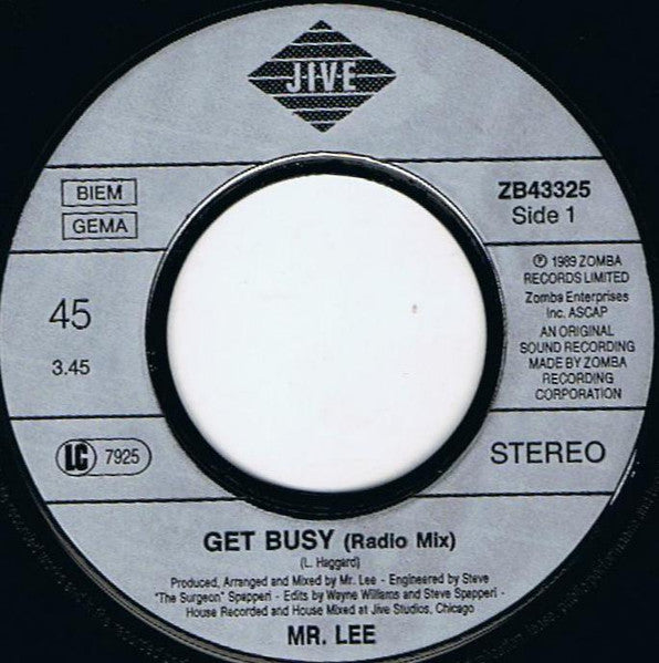Mr. Lee - Det Busy 33305 Vinyl Singles Vinyl Goed / Hoes Goed