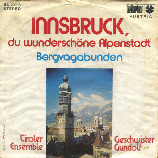 Bergvagabunden - Du Wunderschone Alpenstadt 16970 Vinyl Singles Vinyl Goed / Hoes Goed