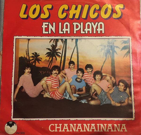 Los Chicos - En La Playa 38423 Vinyl Singles Vinyl Goed / Hoes Goed
