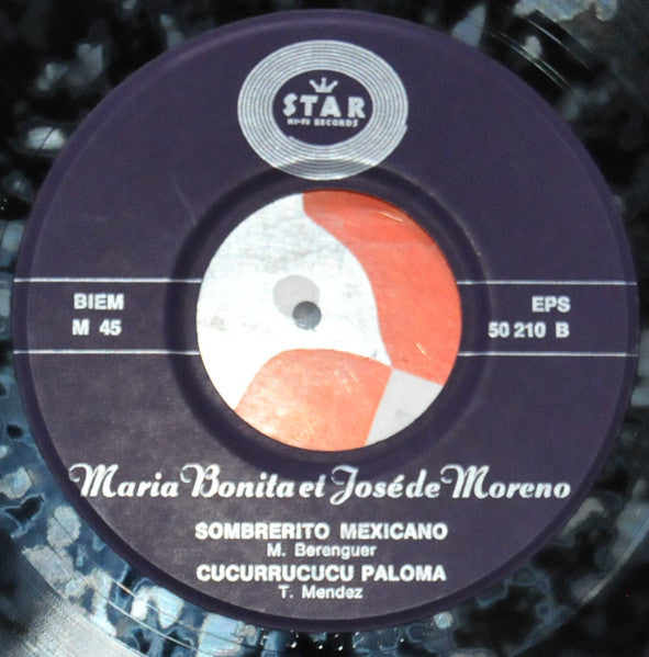 María Bonita Y José De Moreno - Ni Con Tico Ni Sin Ti 17031 Vinyl Singles EP Vinyl Goed / Hoes Goed