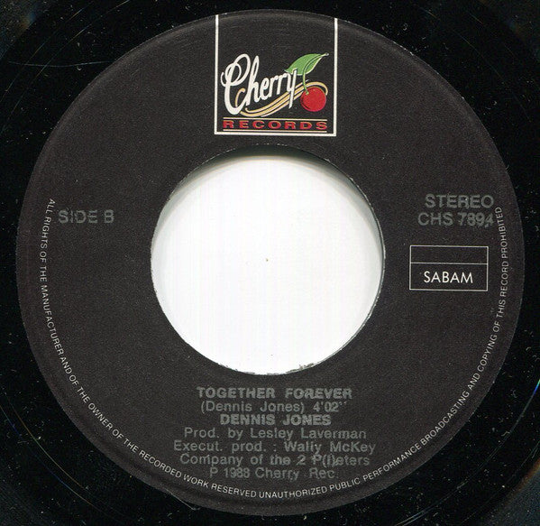 Dennis Jones - Don't Wanna Give Up 34623 Vinyl Singles Vinyl Goed / Hoes Goed