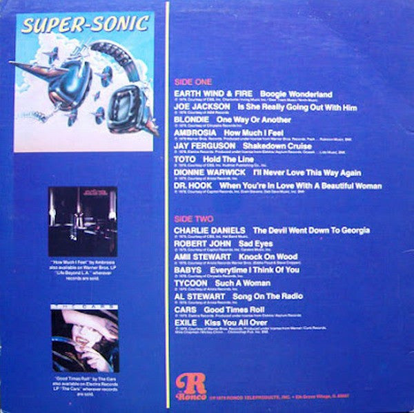 Various - Super-sonic (LP) 51418 Vinyl LP Vinyl Goed / Hoes Goed