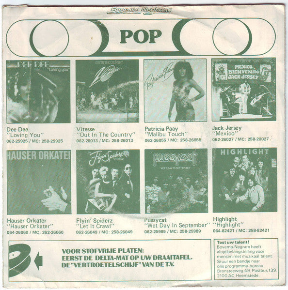 Jerry's - Brief Naar Libanon 14204 Vinyl Singles Vinyl Goed / Hoes Goed