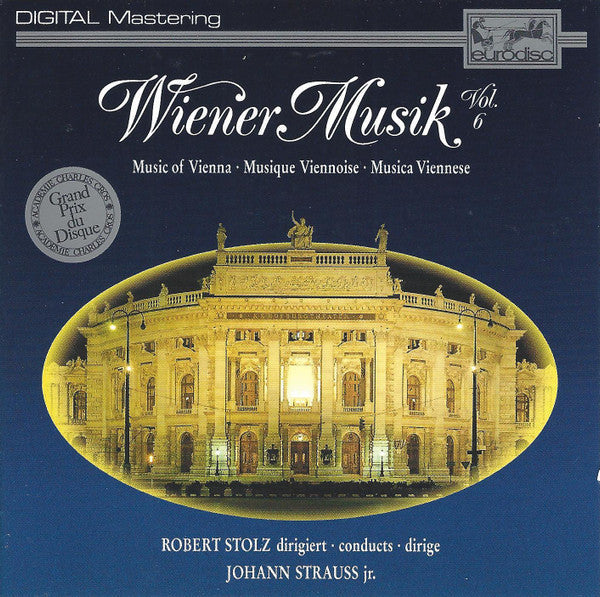 Robert Stolz, Johann Strauss Jr. - Wiener Musik Vol. 6 (CD) Compact Disc Vinyl Goed / Hoes Goed
