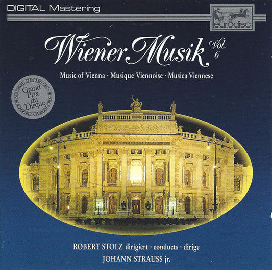 Robert Stolz, Johann Strauss Jr. - Wiener Musik Vol. 6 (CD) Compact Disc Vinyl Goed / Hoes Goed