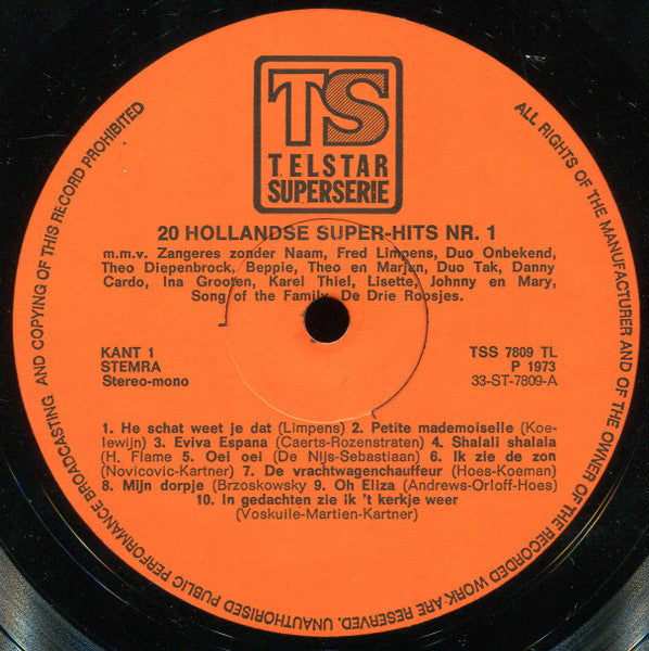 Various - 20 niederländische Superhits (LP) 43609