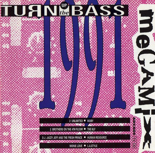 Various - Turn Up The Bass Megamix 1991 (CD) 70774 Compact Disc Goede Staat