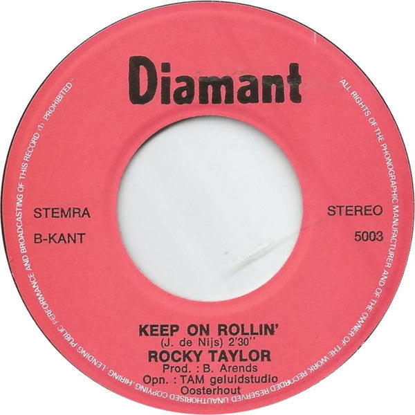 Rocky Taylor - Doe De Rock And Roll 33159 Vinyl Singles Vinyl Goed / Hoes Goed
