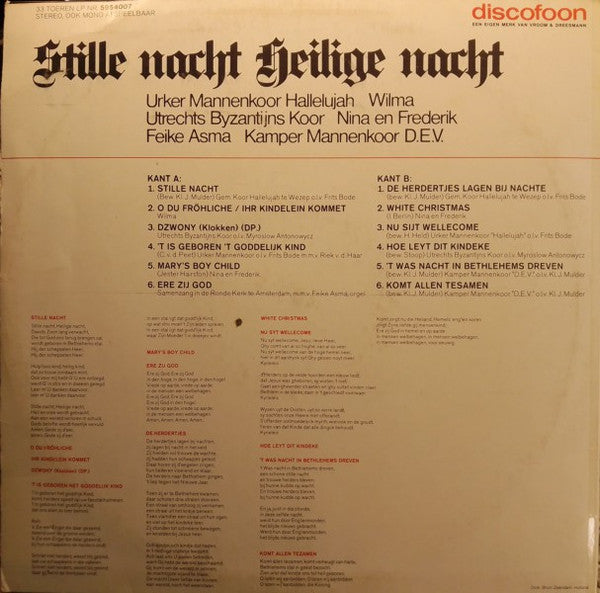 Various - Stille Nacht Heilige Nacht (LP) 46206
