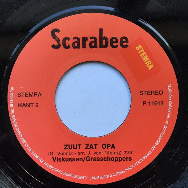 Grasschoppers - 'T Kannie Lullukur 30766 Vinyl Singles Vinyl Goed / Hoes Goed