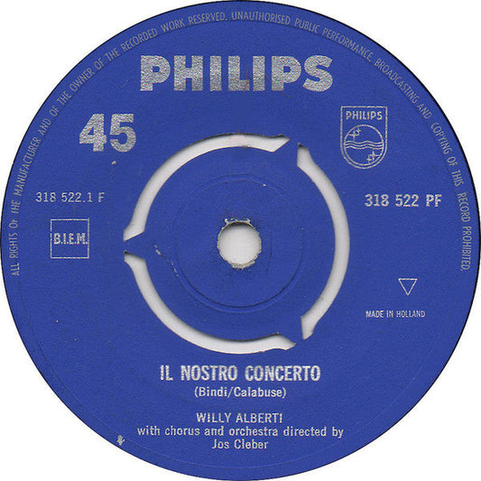 Willy Alberti - Il Nostro Concerto 33085 Vinyl Singles Vinyl Goed / Hoes Goed