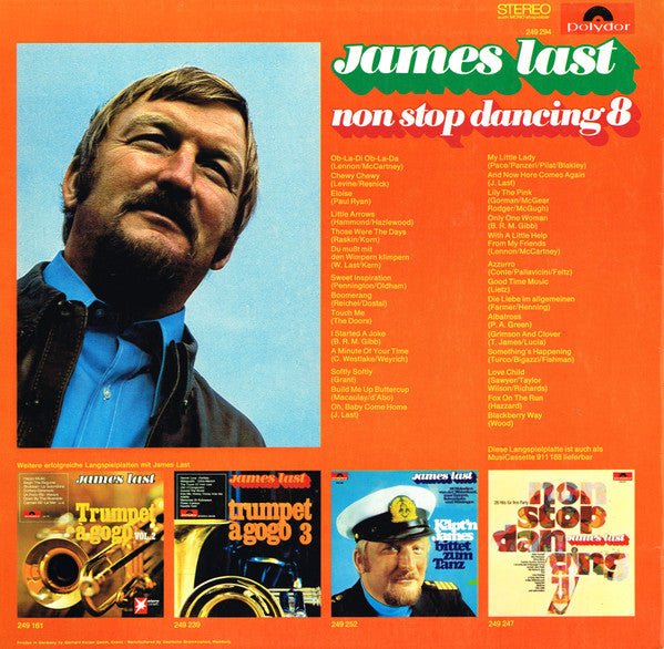 James Last - Non Stop Dancing 8 (LP) Vinyl LP Vinyl Goed / Hoes Goed