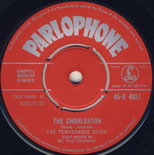 Temperance Seven - The Charleston 17580 Vinyl Singles Vinyl Goed / Hoes Generic