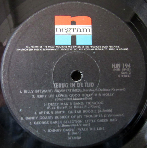 Various - Terug In De Tijd (LP) 48064 (B) Vinyl LP Vinyl Goed / Hoes Goed