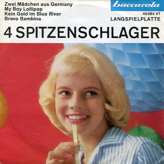 Various - 4 Spitzenschlager 32856 Vinyl Singles EP Vinyl Goed / Hoes Goed