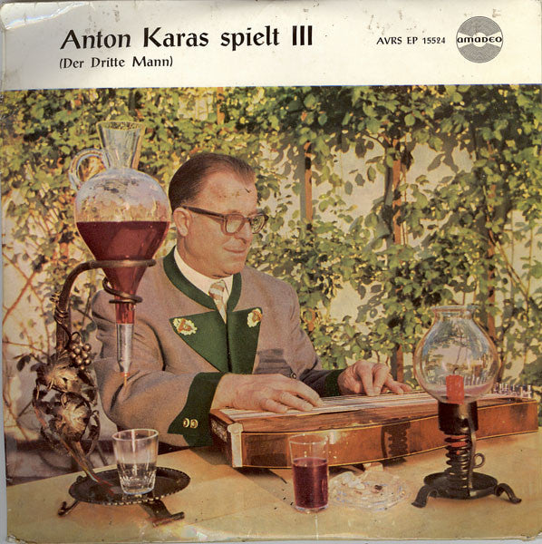 Anton Karas - Toni Karas Spielt III (Der Dritte Mann) 09041 Vinyl Singles EP Vinyl Goed / Hoes Goed