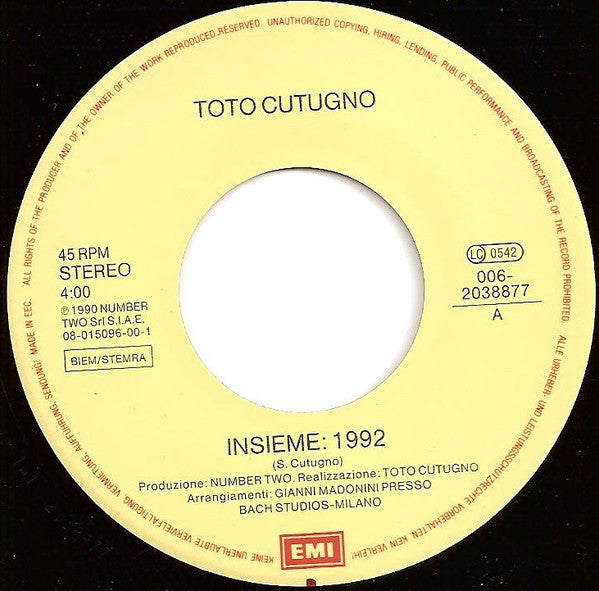 Toto Cutugno – Insieme: 1992 31355