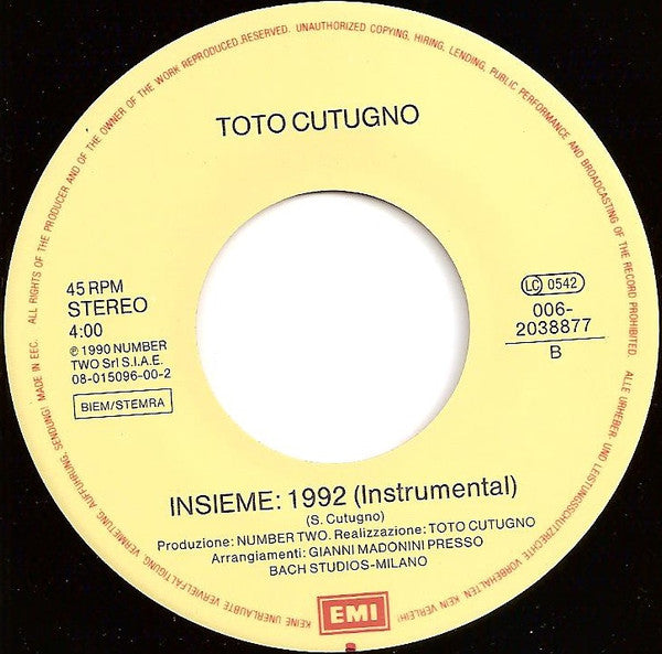 Toto Cutugno – Insieme: 1992 31355