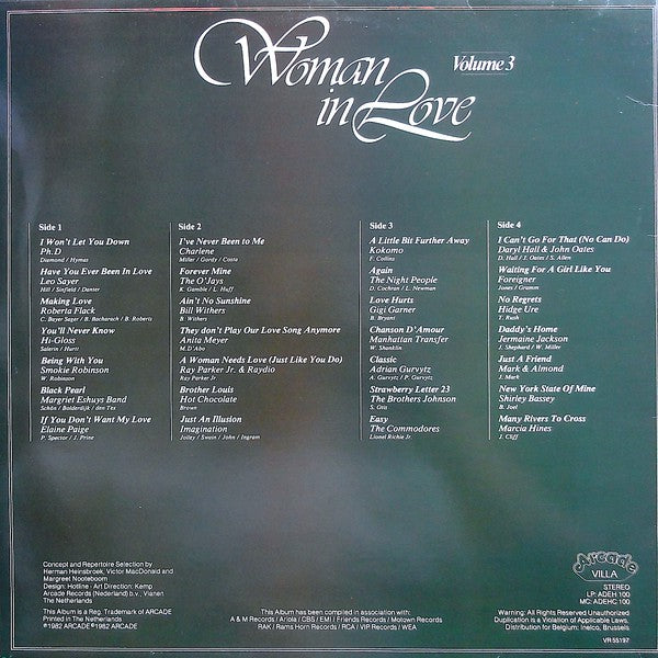 Various - Woman In Love Volume 3 (LP) 48927 Vinyl LP Vinyl Goed / Hoes Goed