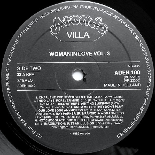 Various - Woman In Love Volume 3 (LP) 48927 Vinyl LP Vinyl Goed / Hoes Goed