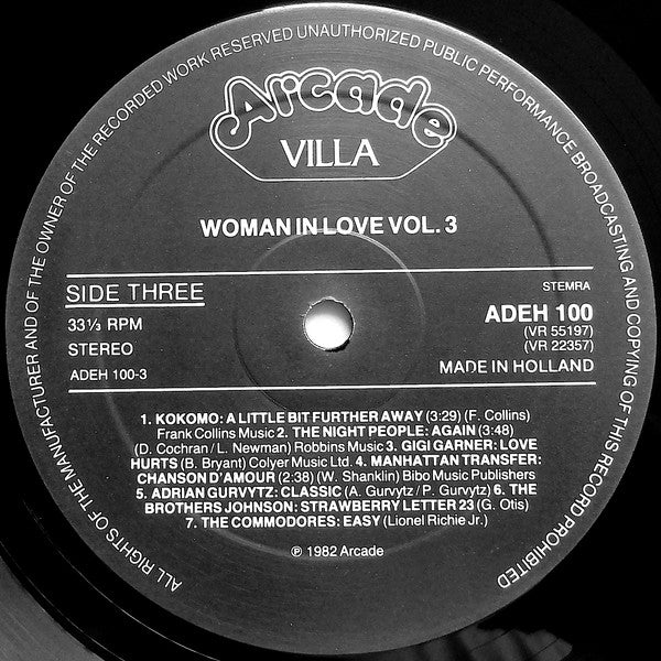 Various - Woman In Love Volume 3 (LP) 48927 Vinyl LP Vinyl Goed / Hoes Goed