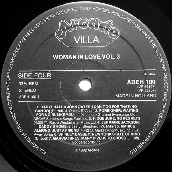 Various - Woman In Love Volume 3 (LP) 48927 Vinyl LP Vinyl Goed / Hoes Goed