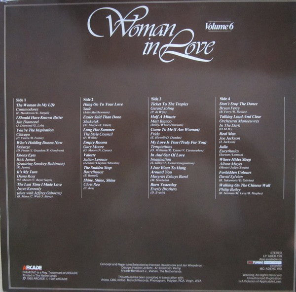 Various - Woman In Love Volume 6 (LP) 47100 Vinyl LP Vinyl Goed / Hoes Goed