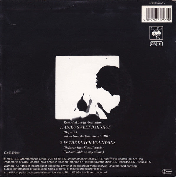 Nits - Adieu Sweet Bahnhof 41622 Vinyl Singles Vinyl Goed / Hoes Goed