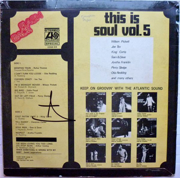 Various - This Is Soul Vol. 5 (LP) 40962 Vinyl LP Vinyl Goed / Hoes Goed