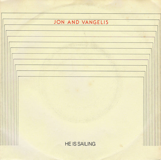 Jon And Vangelis - He Is Sailing 05440 Vinyl Singles EP Vinyl Goed / Hoes Goed