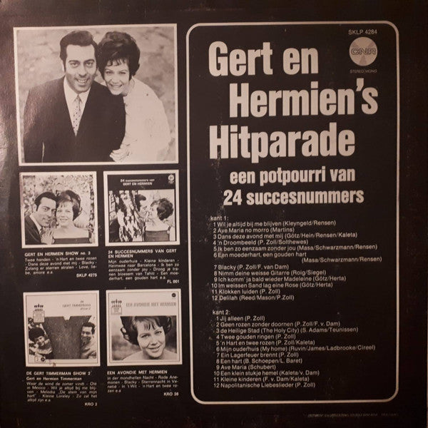 Gert En Hermien - Gert En Hermien's Hitparade (LP) Vinyl LP Vinyl Zeer Goed / Hoesje Goed "VINYLSINGLES.NL"
