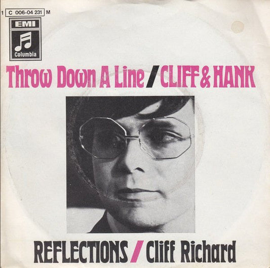 Cliff Richard And Hank Marvin / Cliff Richard - Throw Down A Line 33777 Vinyl Singles Vinyl Goed / Hoes Goed