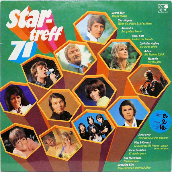 Various - Star-Treff 71 (LP) 44343 Vinyl LP Vinyl Goed / Hoes Goed