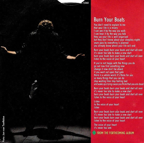 Maarten Peters & The Dream - Burn Your Boats 30455 Vinyl Singles Vinyl Goed / Hoes Goed