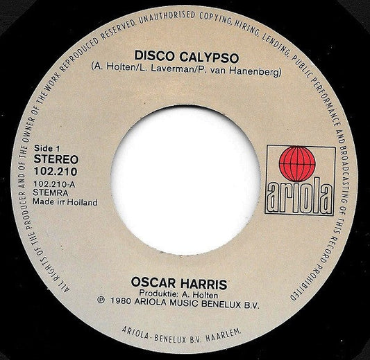 Oscar Harris - Disco Calypso 39198 Vinyl Singles Vinyl Goed / Hoes Generic