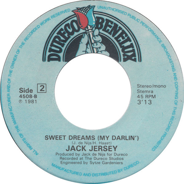Jack Jersey - Lonely Street 32248 Vinyl Singles Vinyl Goed / Hoes Goed